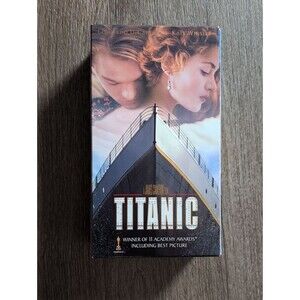 Titanic Classic Movie VHS - Black & Gold